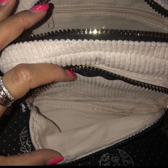 Disney Mickey Mouse corduroy crossbody and attached ear bud Limited Edition New - Picture 3 of 10